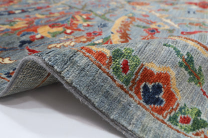 200 x 300 cm | Oriental Bidjar Gray Area Rug Afghan Hand Knotted Veg Dye Wool carpet
