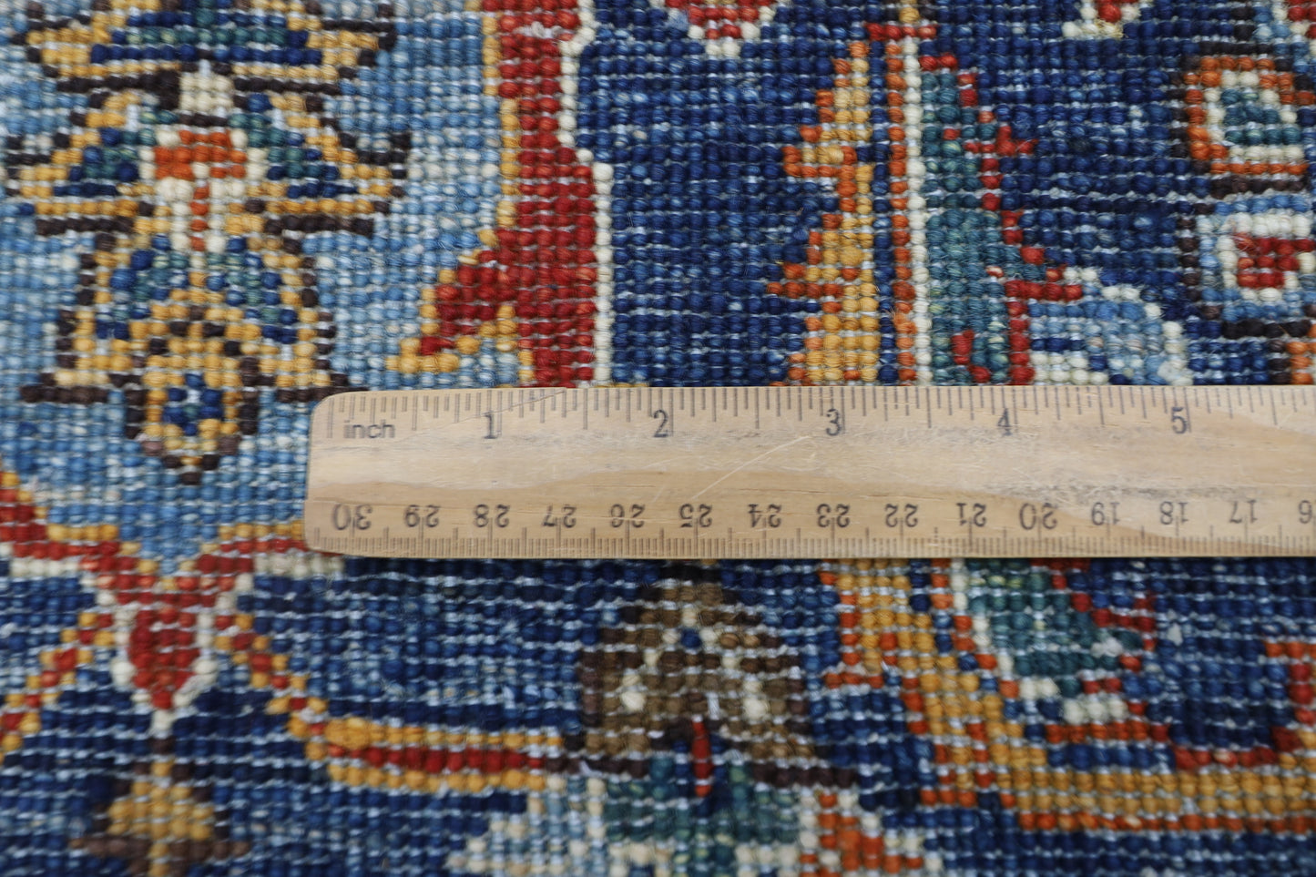 193 x 293 cm | Oriental Heriz Red Area Rug Afghan Hand Knotted Veg Dye Wool carpet