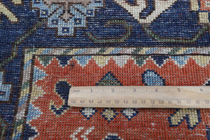 154 x 202 cm | Oriental Birds Area Rug Afghan Hand Knotted Veg Dye Wool carpet