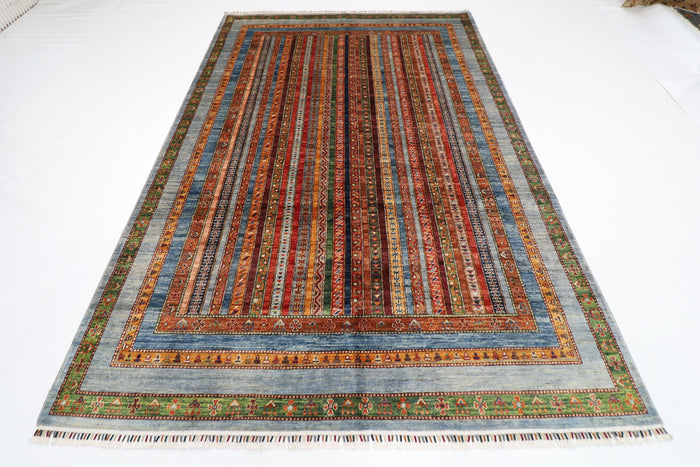 199 x 298 cm | Oriental Turkish Shall Area Rug Afghan Hand Knotted Veg Dye Wool carpet