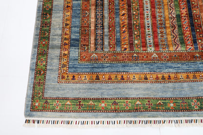 199 x 298 cm | Oriental Turkish Shall Area Rug Afghan Hand Knotted Veg Dye Wool carpet