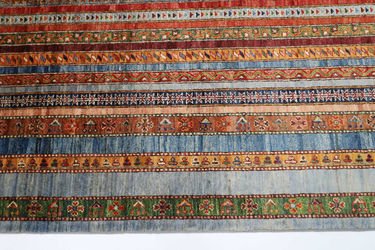199 x 298 cm | Oriental Turkish Shall Area Rug Afghan Hand Knotted Veg Dye Wool carpet