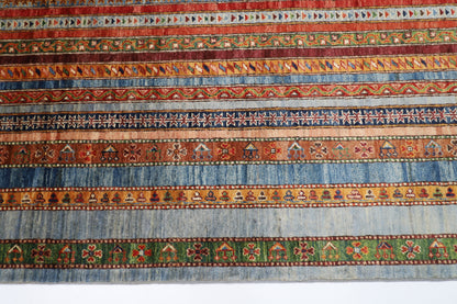 199 x 298 cm | Oriental Turkish Shall Area Rug Afghan Hand Knotted Veg Dye Wool carpet