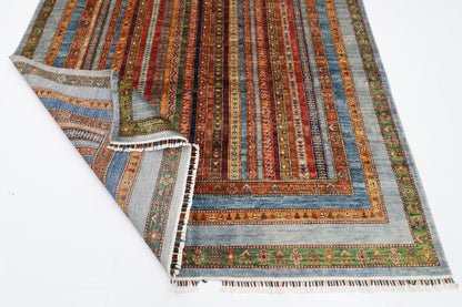 199 x 298 cm | Oriental Turkish Shall Area Rug Afghan Hand Knotted Veg Dye Wool carpet