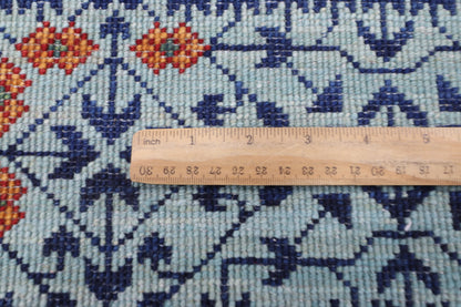 201 x 296 cm | Oriental Mamluk Area Rug Afghan Hand Knotted Veg Dye Wool carpet