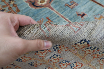 154 x 195 cm |  tree of life Tribal Area Rug Afghan Hand Knotted veg Dye Wool carpet