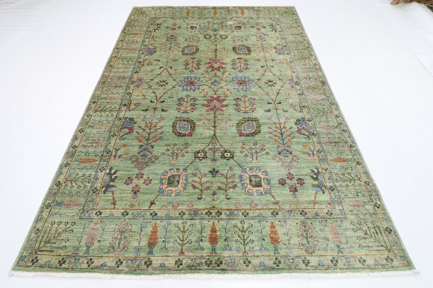 200 x 292 cm | Oriental Sultani Area Rug Afghan Hand Knotted Veg Dye Wool carpet