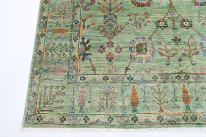 200 x 292 cm | Oriental Sultani Area Rug Afghan Hand Knotted Veg Dye Wool carpet