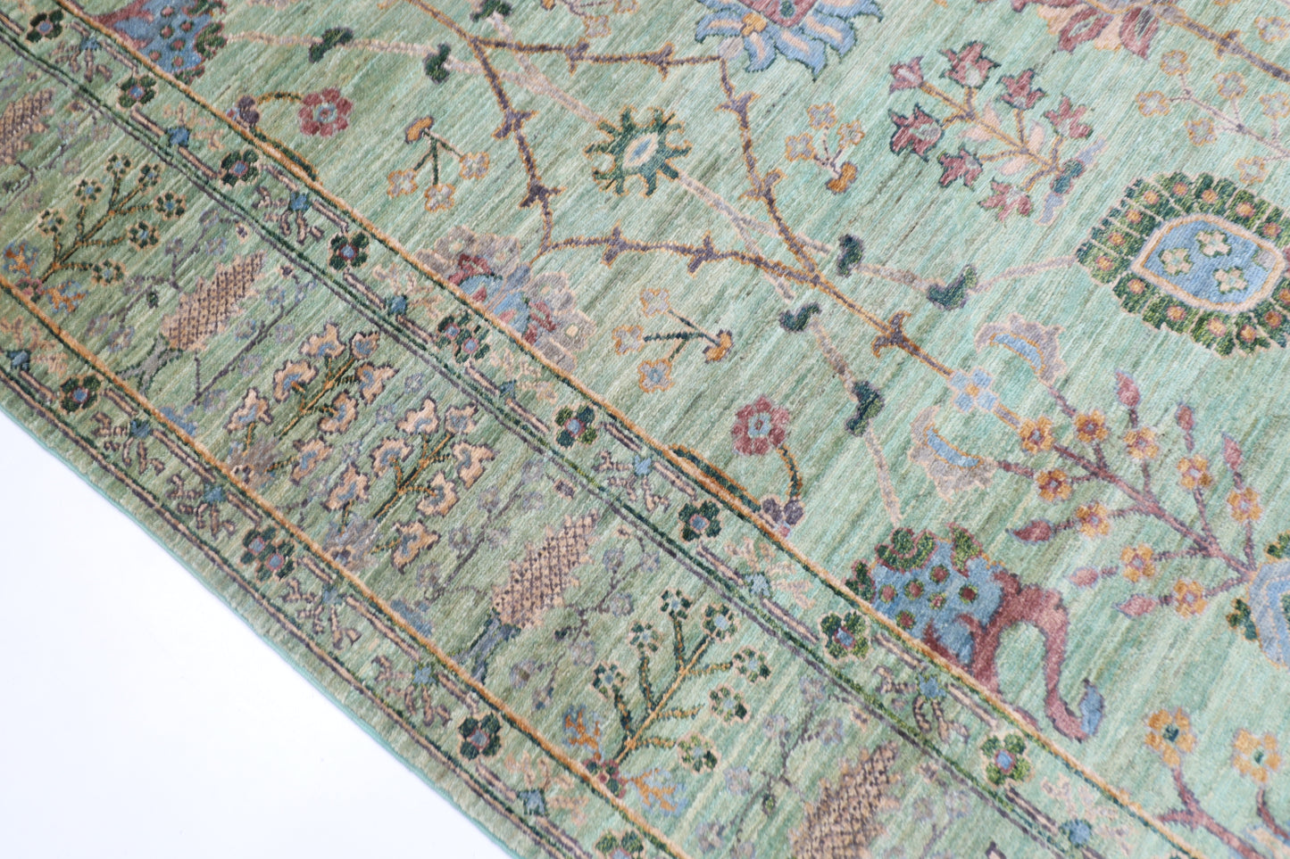 200 x 292 cm | Oriental Sultani Area Rug Afghan Hand Knotted Veg Dye Wool carpet