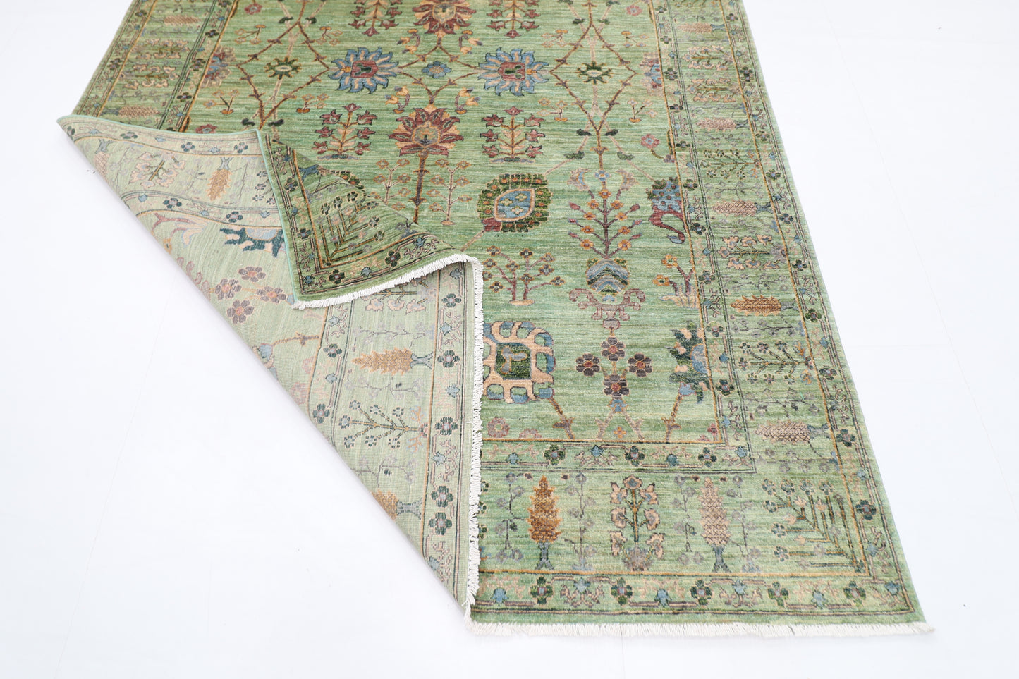 200 x 292 cm | Oriental Sultani Area Rug Afghan Hand Knotted Veg Dye Wool carpet