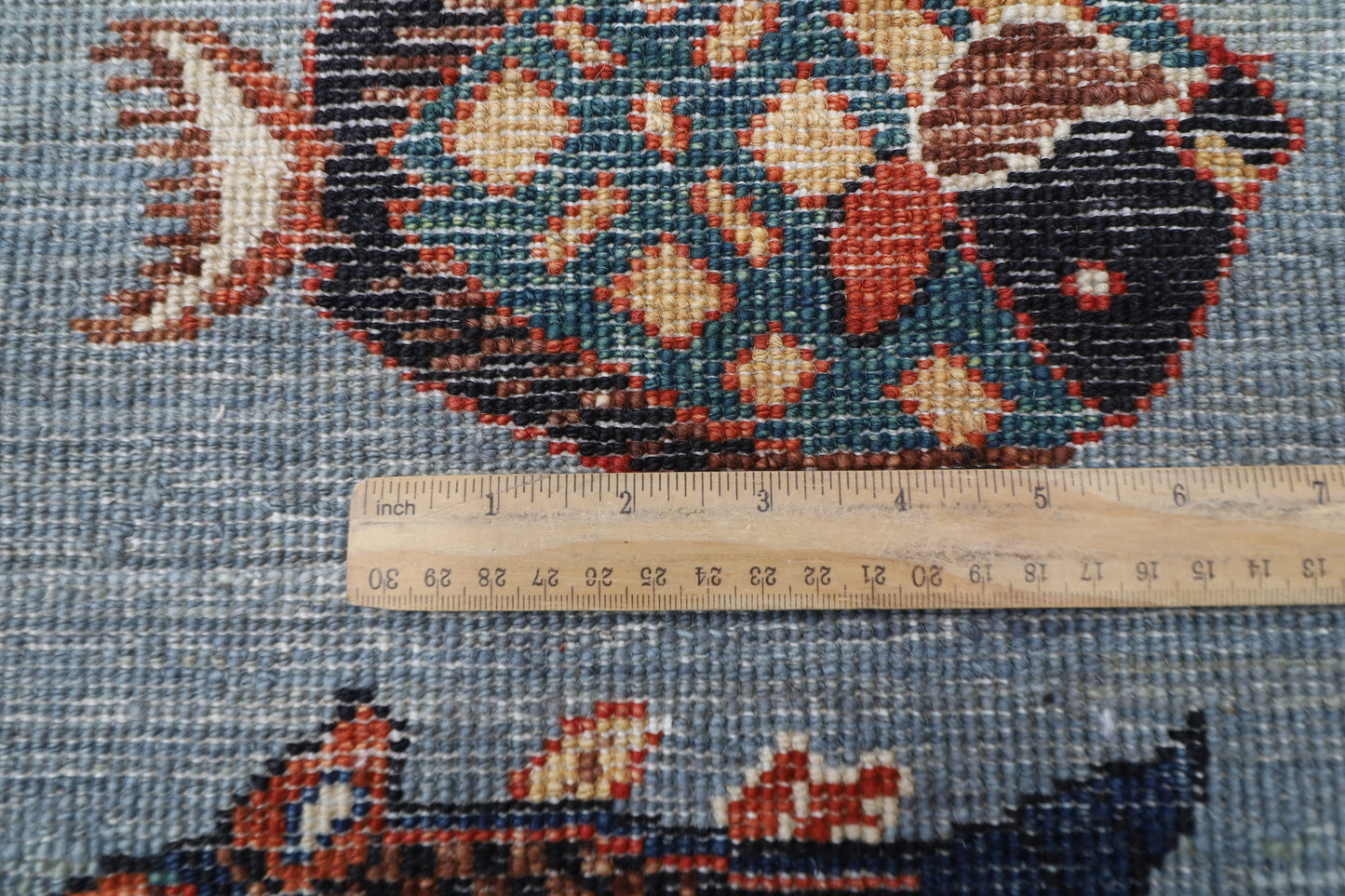 196 x 297 cm |  Fish Gray Tribal Area Rug Afghan Hand Knotted veg Dye Wool carpet