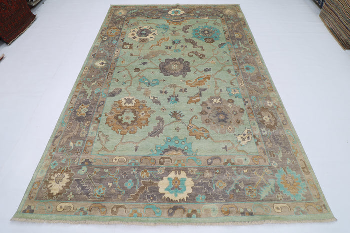 205 x 304 cm |  Oushak Tribal Area Rug Afghan Hand Knotted veg Dye Wool carpet