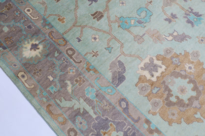 205 x 304 cm |  Oushak Tribal Area Rug Afghan Hand Knotted veg Dye Wool carpet