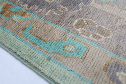 205 x 304 cm |  Oushak Tribal Area Rug Afghan Hand Knotted veg Dye Wool carpet