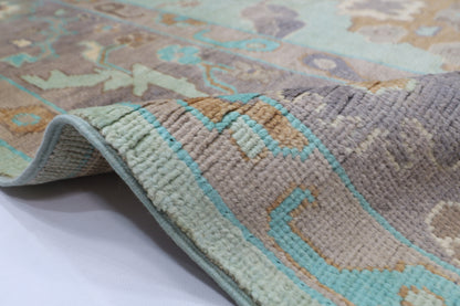 205 x 304 cm |  Oushak Tribal Area Rug Afghan Hand Knotted veg Dye Wool carpet