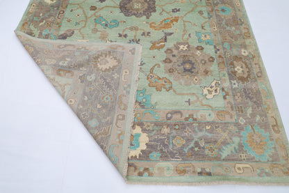205 x 304 cm |  Oushak Tribal Area Rug Afghan Hand Knotted veg Dye Wool carpet