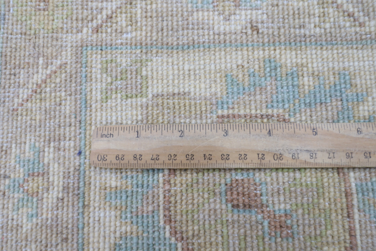 203 x 297 cm | Oriental Floral Beige Area Rug Afghan Hand Knotted Veg Dye Wool carpet