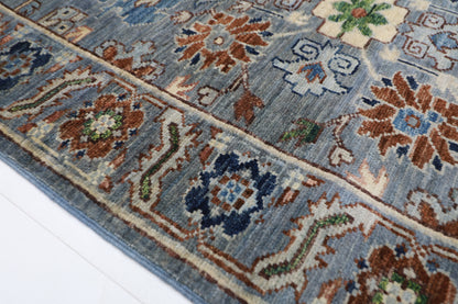 79 x 293 cm | Floral Tribal Runner Rug Afghan Hand Knotted veg Dye Wool carpet