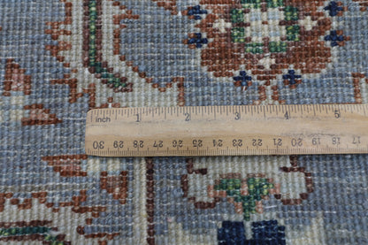 79 x 293 cm | Floral Tribal Runner Rug Afghan Hand Knotted veg Dye Wool carpet