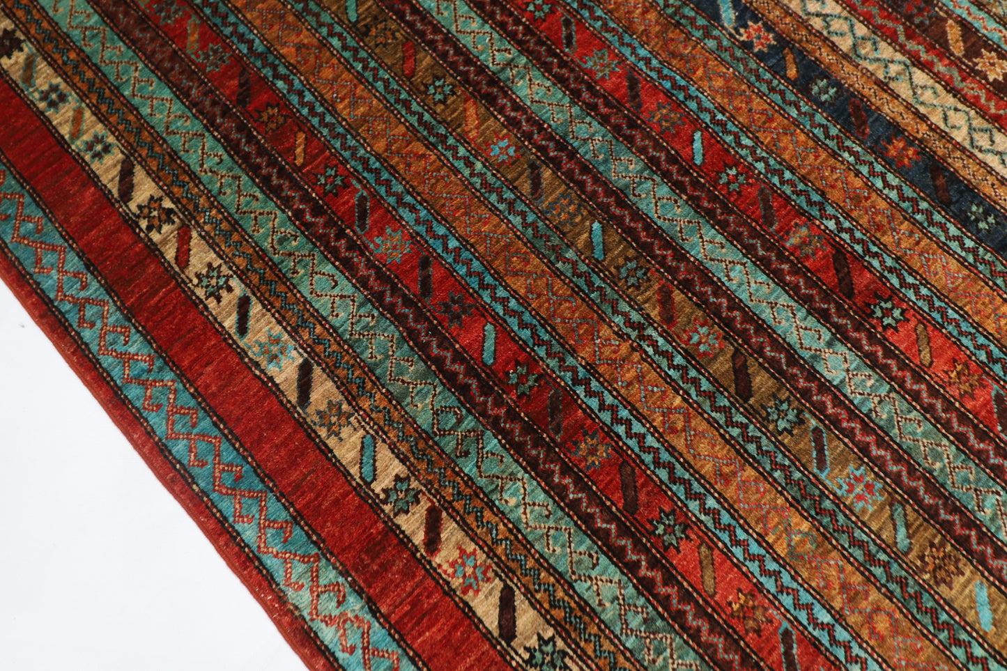 155 x 200 cm | Tribal Turkish Shall Area Rug Afghan Hand Knotted Veg Dye Wool carpet