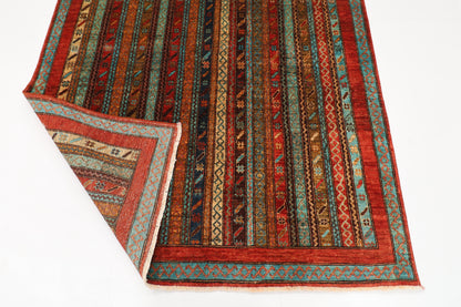 155 x 200 cm | Tribal Turkish Shall Area Rug Afghan Hand Knotted Veg Dye Wool carpet