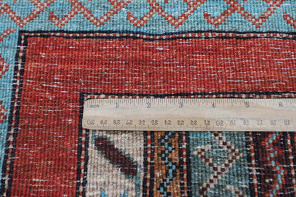 155 x 200 cm | Tribal Turkish Shall Area Rug Afghan Hand Knotted Veg Dye Wool carpet
