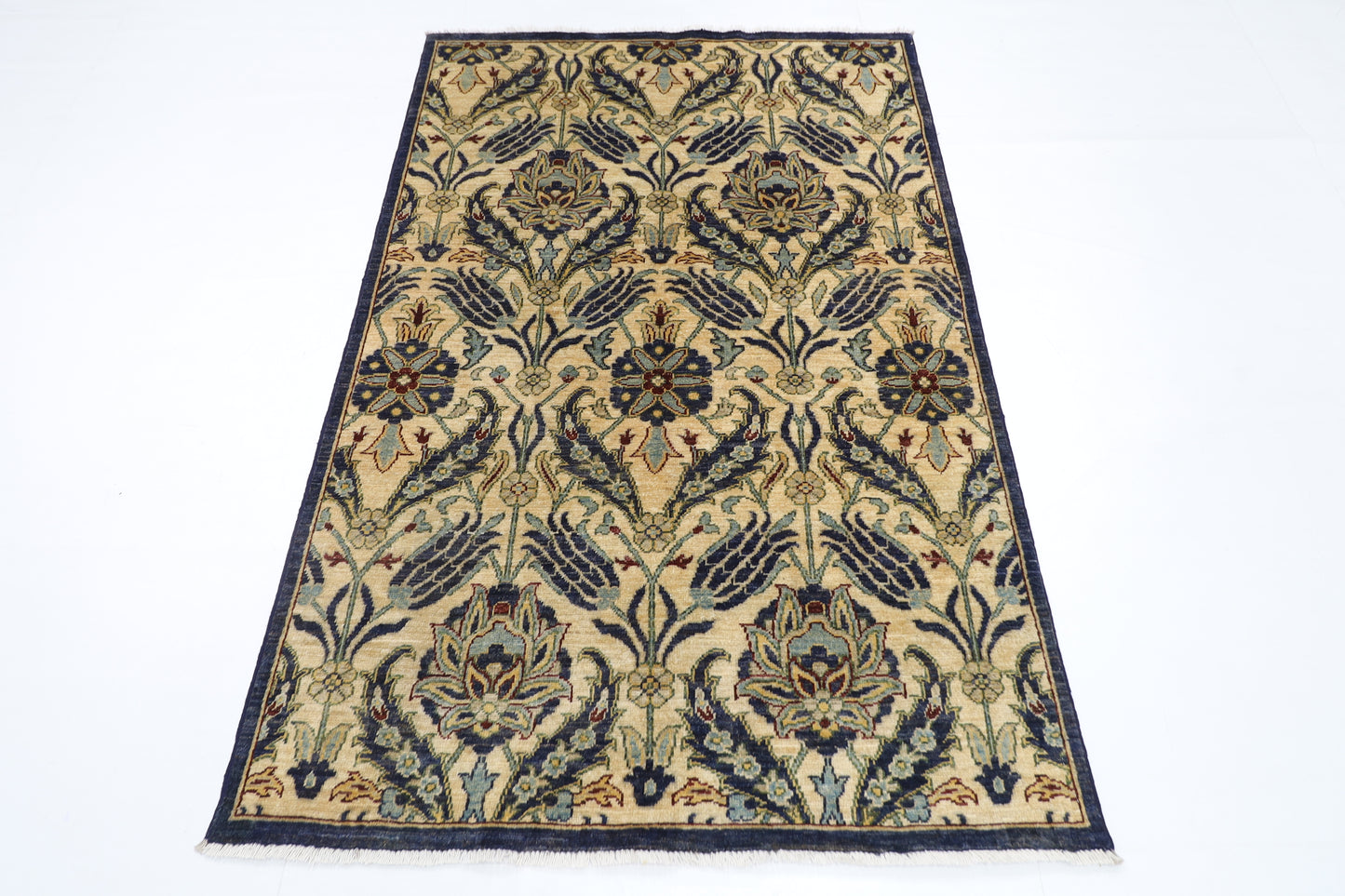 120 x 182 cm | Tribal Suzani Area Rug Afghan Hand Knotted Veg Dye Wool carpet