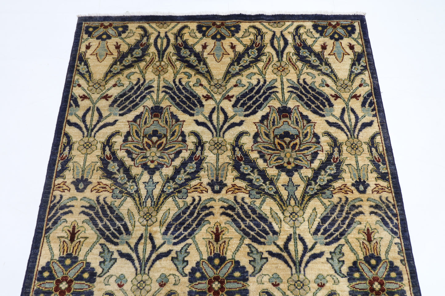 120 x 182 cm | Tribal Suzani Area Rug Afghan Hand Knotted Veg Dye Wool carpet