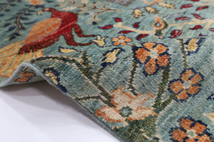 105 x 154 cm | Birds Tribal Area Rug Afghan Hand Knotted veg Dye Wool carpet