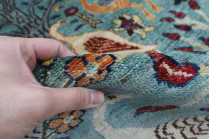 105 x 154 cm | Birds Tribal Area Rug Afghan Hand Knotted veg Dye Wool carpet