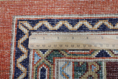 162 x 217 cm | Tribal Turkish Shall Area Rug Afghan Hand Knotted Veg Dye Wool carpet