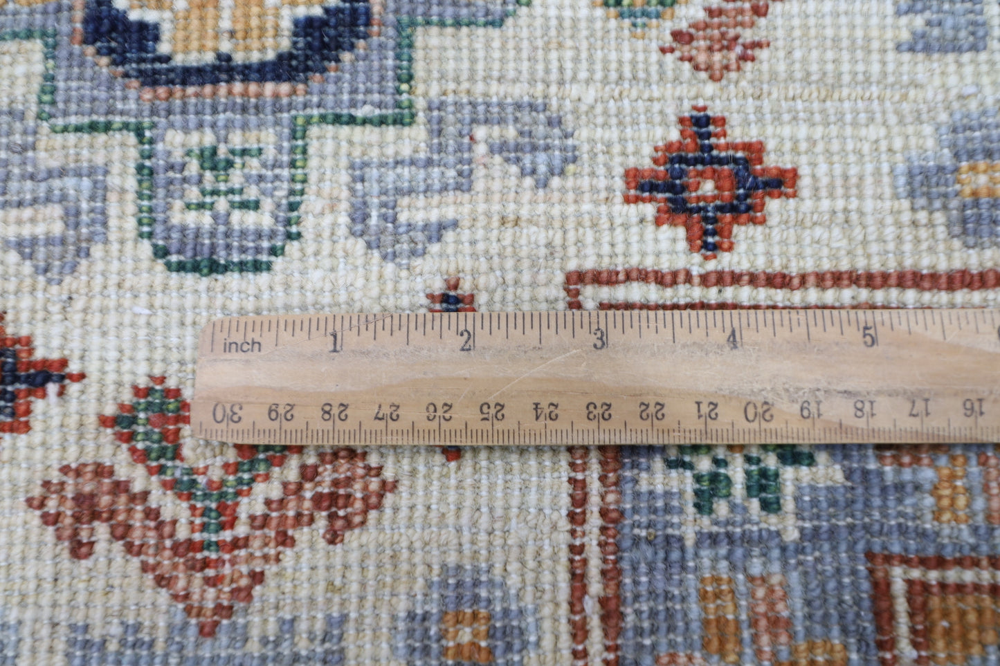 208 x 301 cm | Tribal Kazak Gray Area Rug Afghan Hand Knotted Veg Dye Wool carpet