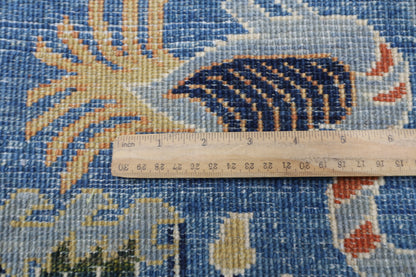 128 x 488 cm | Gallery Size Birds Runner Rug Afghan Hand Knotted Veg Dye Wool carpet