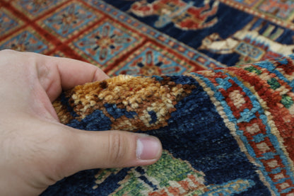 84 x 310 cm | Pazyryk Runner Rug Afghan Hand Knotted Veg Dye Wool carpet