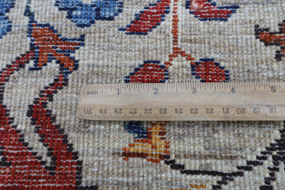 88 x 298 cm | Birds Runner Rug Afghan Hand Knotted Veg Dye Wool carpet