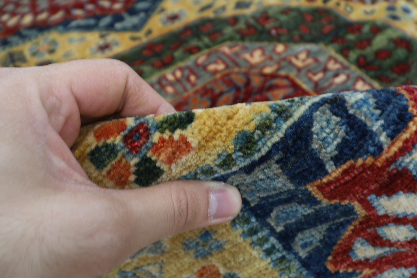 85 x 288 cm | Mamluk Runner Rug Afghan Hand Knotted Veg Dye Wool carpet