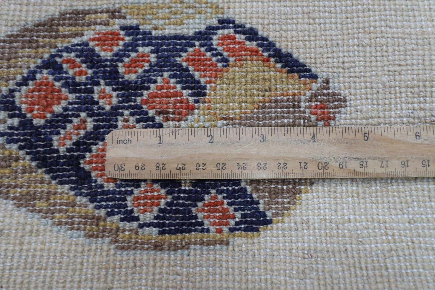 82 x 123 cm | Fish Party Rug Afghan Hand Knotted Veg Dye Wool carpet