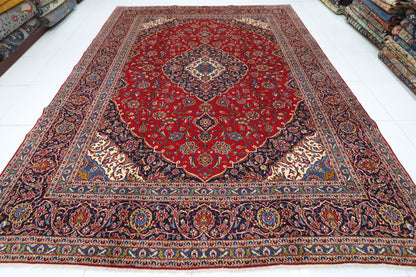 303 x 397 cm | Heriz Tribal Hand Knotted Carpet