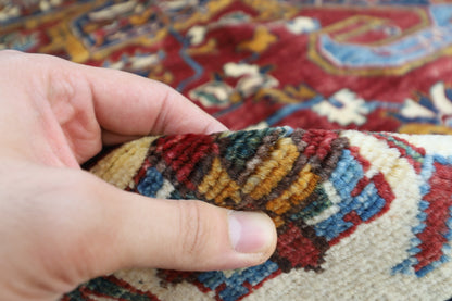 272 x 360 cm | Heriz Afghan Tribal Hand Knotted Carpet