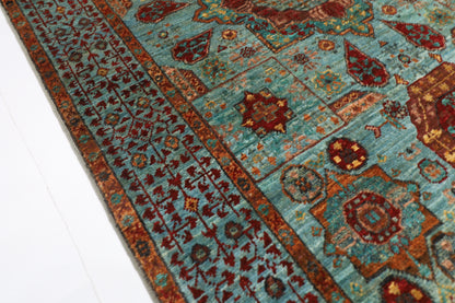 100 x 156 cm | Mamluk Rug Afghan Hand Knotted Veg Dye Wool carpet