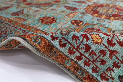 100 x 156 cm | Mamluk Rug Afghan Hand Knotted Veg Dye Wool carpet
