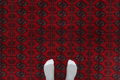 298 x 386 cm | Fine Bokhara Tribal Hand Knotted Carpet