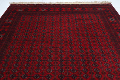 298 x 386 cm | Fine Bokhara Tribal Hand Knotted Carpet