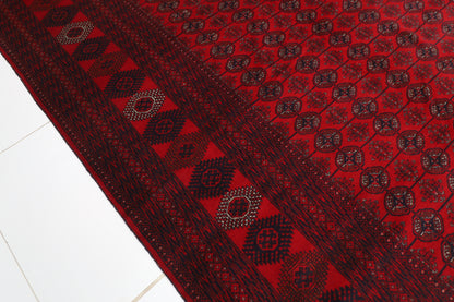 298 x 386 cm | Fine Bokhara Tribal Hand Knotted Carpet