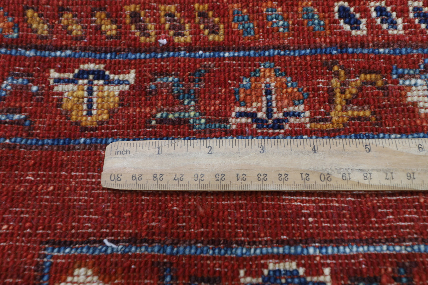 102 x 145 cm | Floral Red Area Rug Afghan Hand Knotted Veg Dye Wool carpet