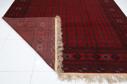298 x 386 cm | Fine Bokhara Tribal Hand Knotted Carpet