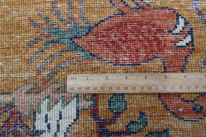 270 x 357 cm | Birds Pictorial Afghan Tribal Hand Knotted Wool Carpet
