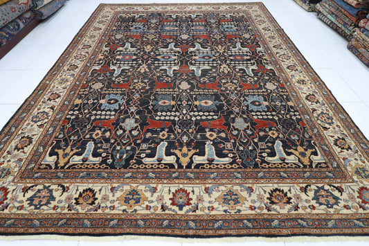 306 x 403 cm | Bidjar Afghan Tribal Hand Knotted Carpet