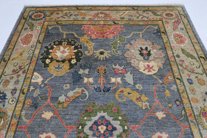 203 x 297 cm | Oushak Afghan Tribal Hand Knotted Wool Carpet