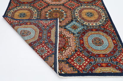 200 x 293 cm | Mamluk Afghan Tribal Hand Knotted Wool Carpet